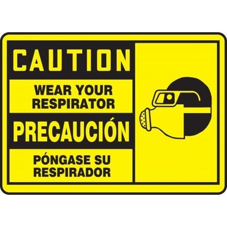 SPANISH BILINGUAL Safety Sign 7 In SBMPPE418MXL
